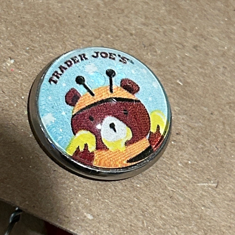 Trader Joe’s button 18mm bear with honey